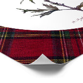 Poster plaid et chardon (Coin)