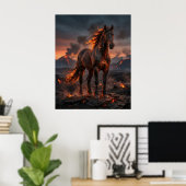 Poster Plaine des Cendres de Cheval d'Ember (Bureau à domicile)