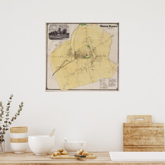 Poster Plaines blanches, NY (Cuisine)