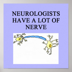 Poster Plaisanterie de NEUROLOGUE