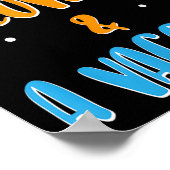 Poster Plaisanterie d'Humour drôle vaccinée Citation grap (Coin)