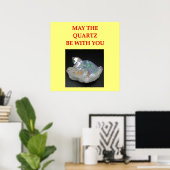 Poster plaisanterie géologique (Bureau à domicile)