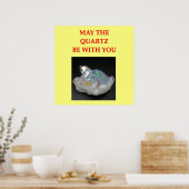 Poster plaisanterie géologique (Cuisine)