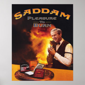 Poster Plaisir de brûler.