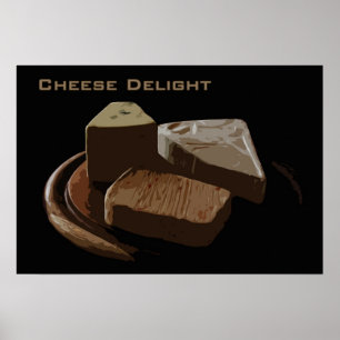 Poster Plaisir de fromage