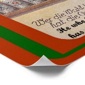 POSTER PLAISIR GERMAN PROVERB ~ DILEMMA? SIGNE DE BIÈRE - (Coin)