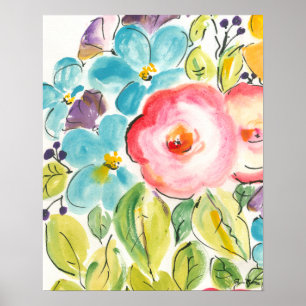 Poster Plaisir II de fleur