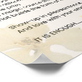 Poster Plaisir Poème Inspirationnel Mot Écrit (Coin)