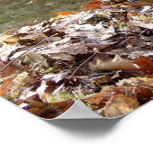 Poster "Plaisir sur les feuilles" (Coin)