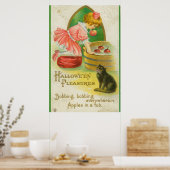 Poster Plaisirs d'Halloween, Vintage (Cuisine)