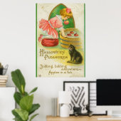 Poster Plaisirs d'Halloween, Vintage (Bureau à domicile)