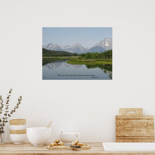 Poster Plaisirs simples 2 (Cuisine)