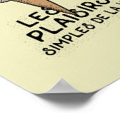 Poster Plaisirs simples de la vie Imprimer (Coin)