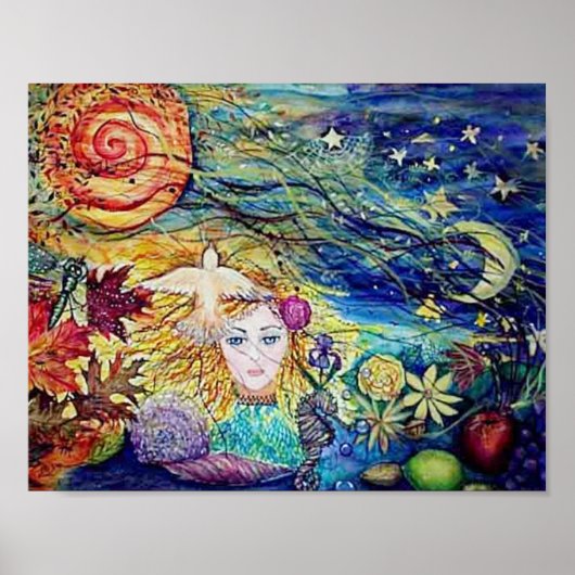 Poster Plaisirs terrestres (Devant)