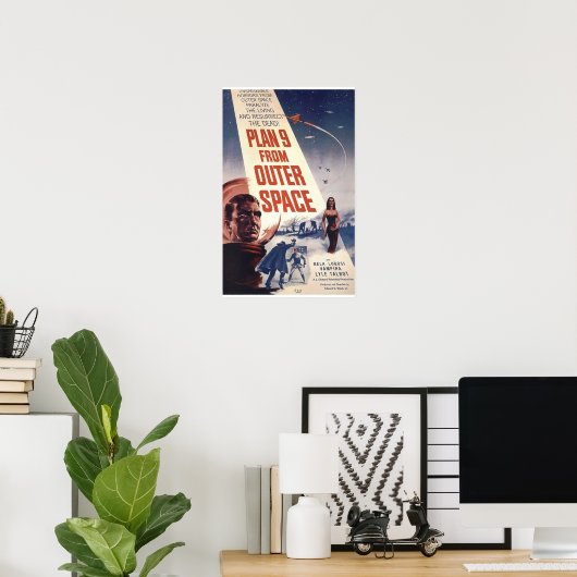 Poster Plan 9 De L'Espace (Bureau à domicile)