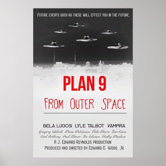 Poster Plan 9 De L'Espace (Devant)