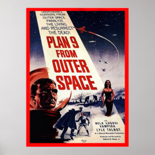 Poster Plan 9 De L'Espace