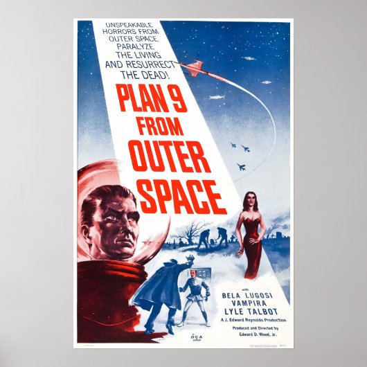 Poster Plan 9 du film Espace extra-atmosphérique (Devant)