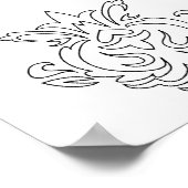 Poster Plan baroque Imprimer (Coin)