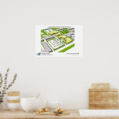 Poster Plan Campus Portage (Cuisine)