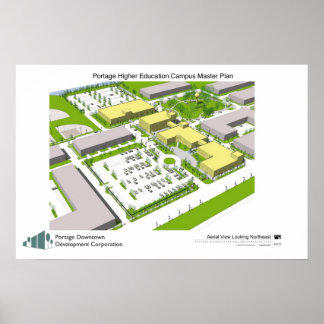 Poster Plan Campus Portage