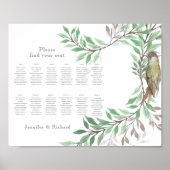 Poster Plan d'assise en bois (Devant)