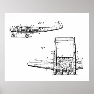 Poster Plan d'avion