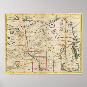 Poster Plan de capitaine Carvers Travels