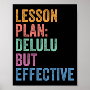Poster Plan de cours de rentrée pour la génération Z Alph