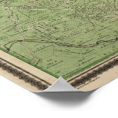 Poster Plan de Dubuque, comté de Dubuque, État de l'Iowa (Coin)