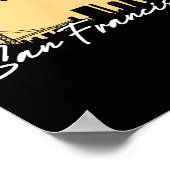 Poster Plan De Football De Votre Ville San Fran (Coin)