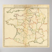 Poster Plan de France Rivers (Devant)