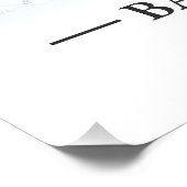 Poster Plan de la ville de Barcelone, Espagne (Coin)