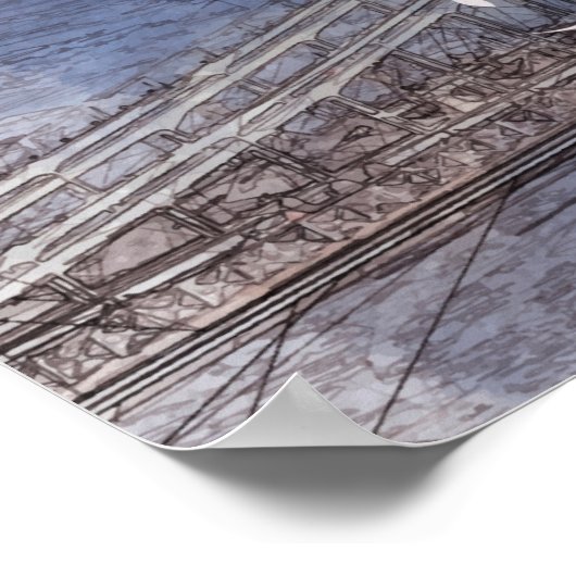 Poster Plan de la ville de Budapest (Coin)