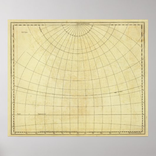Poster Plan de l'Asie (Devant)