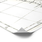 Poster Plan de l'Australie (Coin)