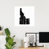 Poster Plan De L'État De L'Idaho En Situation De Perte (Bureau à domicile)