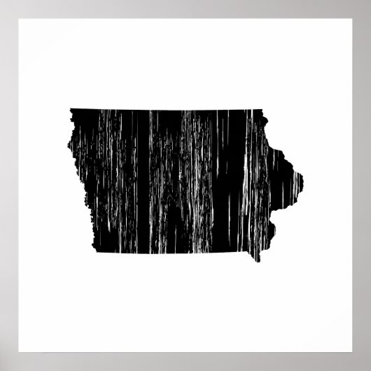 Poster Plan De L'État De L'Iowa En Situation De Perte (Devant)