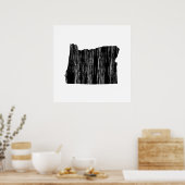 Poster Plan de l'État de l'Oregon en détresse (Cuisine)