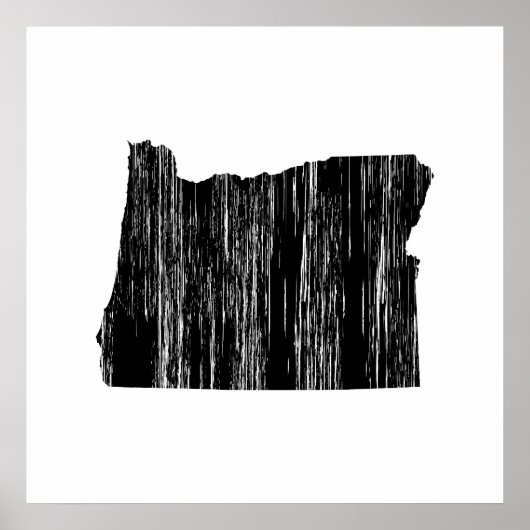 Poster Plan de l'État de l'Oregon en détresse (Devant)