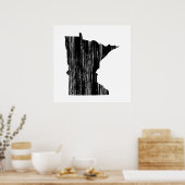 Poster Plan de l'État du Minnesota en détresse (Cuisine)