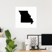 Poster Plan de l'État du Missouri (Bureau à domicile)