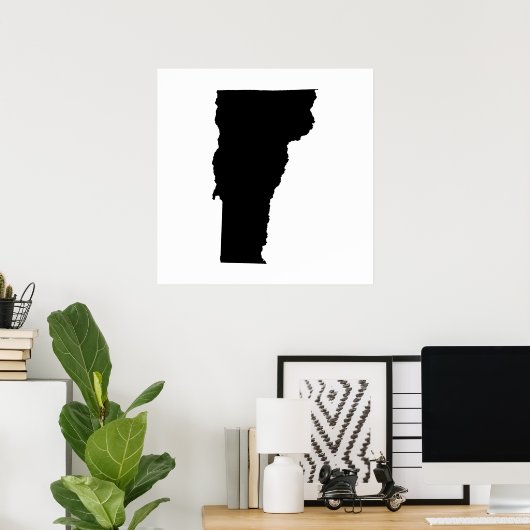 Poster Plan de l'État du Vermont (Bureau à domicile)