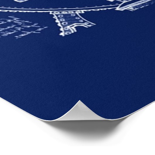 Poster Plan de machine à temps (Coin)