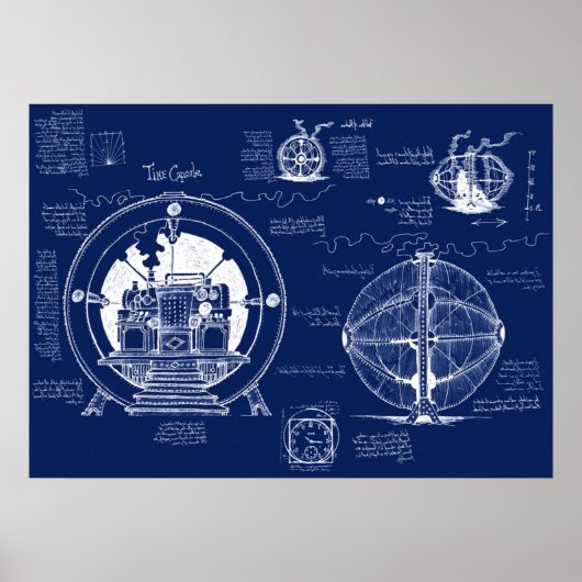 Poster Plan de machine à temps (Devant)