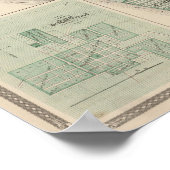 Poster Plan de Newburgh, Warrick Co. avec Boonville (Coin)