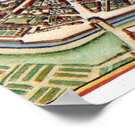 Poster Plan de Paris (Coin)