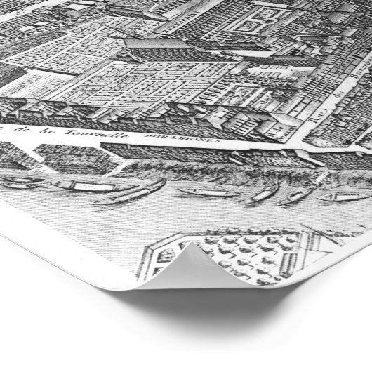 Poster Plan de Paris (Coin)