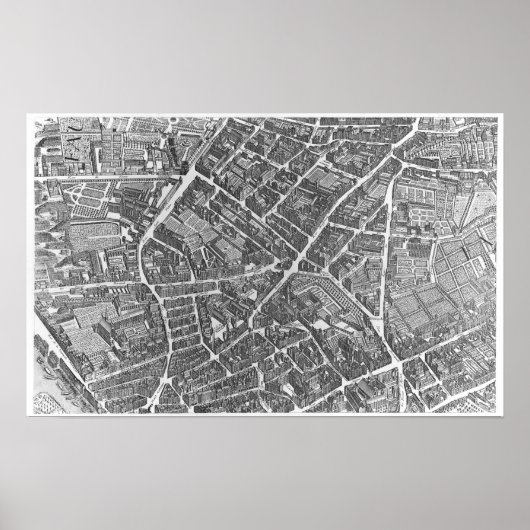 Poster Plan de Paris (Devant)