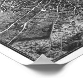 Poster Plan de Paris, connu sous le nom de Plan de Turgot (Coin)